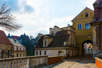 Picturesque streets of the city Lublin. Poland. High quality photo