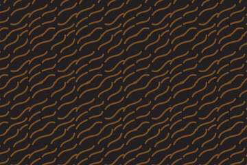abstract luxury shape little wave pattern use gold on element and black in background. 
