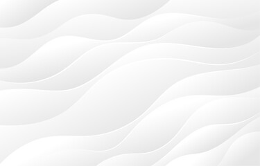 Light gray and white wave flowing modern soft luxury texture with smooth and clean vector subtle abstract background
