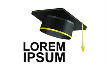 graduation cap vector