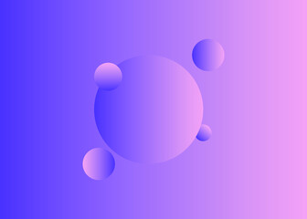 abstract background gradient with bubbles soft orange