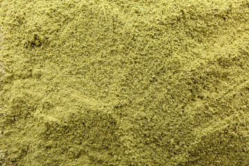Dry henna powder as background