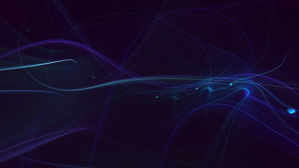 3D rendering abstract multicolor fractal light background