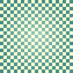 Vintage green Checkerboard pattern