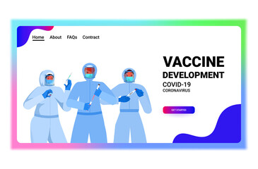 set doctors in masks working with covid-19 nasal swab rapid laboratory tests blood samples coronavirus pandemic