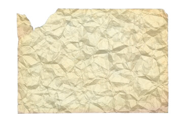 old crumpled paper