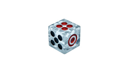 Dice on a transparent background