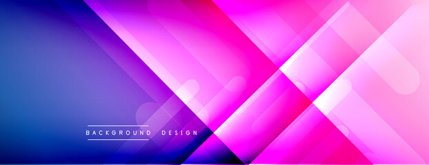 Dynamic lines abstract background. 3D shadow effects and fluid gradients. Modern overlapping forms