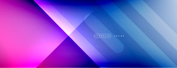 Dynamic lines abstract background. 3D shadow effects and fluid gradients. Modern overlapping forms