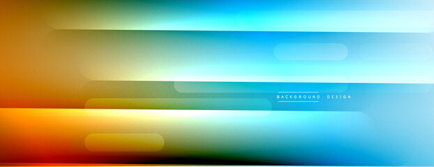 Fototapeta premium Dynamic lines abstract background. 3D shadow effects and fluid gradients. Modern overlapping forms