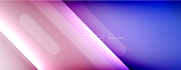 Dynamic lines abstract background. 3D shadow effects and fluid gradients. Modern overlapping forms