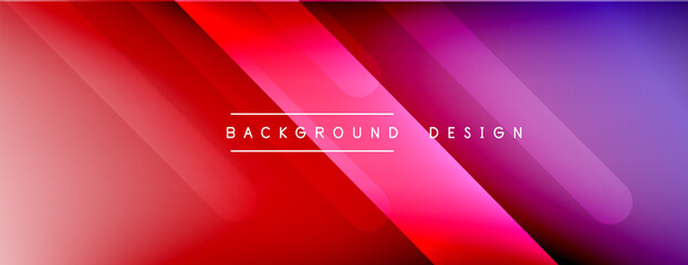 Dynamic lines abstract background. 3D shadow effects and fluid gradients. Modern overlapping forms