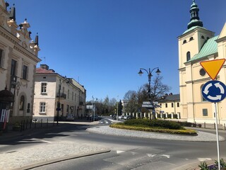 Street view of Rzeszow, Poland 
