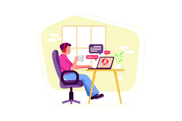 People listening recording audio podcast concept