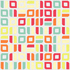 Abstract Geometric Pattern generative computational art illustration