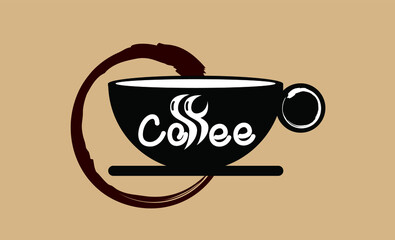 coffee cup icon logo modern cafe logos