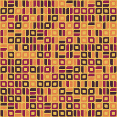 Abstract Geometric Pattern generative computational art illustration