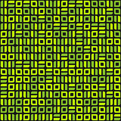 Abstract Geometric Pattern generative computational art illustration