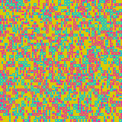 Abstract Geometric Pattern generative computational art illustration