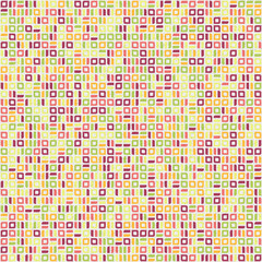 Fototapeta premium Abstract Geometric Pattern generative computational art illustration