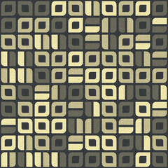 Abstract Geometric Pattern generative computational art illustration