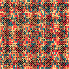 Abstract Geometric Pattern generative computational art illustration