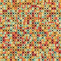 Abstract Geometric Pattern generative computational art illustration