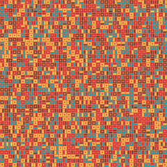 Abstract Geometric Pattern generative computational art illustration