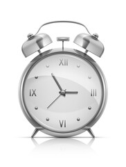 Vector illustration of a classic alarm clock.