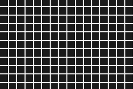White Black Geometric Square Pattern Design