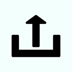 Upload Icon Vector Illustration