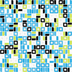 Abstract Geometric Pattern generative computational art illustration