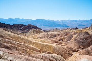 Zabriskie Point in Death Valley National Park, California, USA