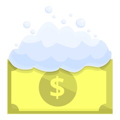 Cash anti-money laundry icon. Cartoon of Cash anti-money laundry vector icon for web design isolated on white background