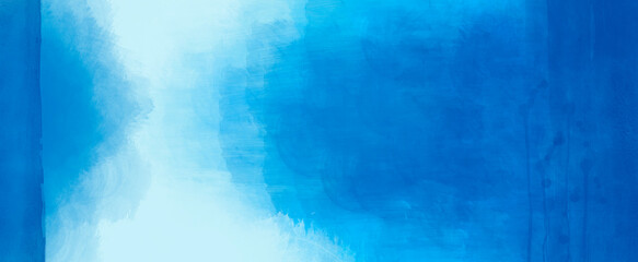 Abstract light blue color grunge texture background, banner, Trendy artistic Hand Painted.