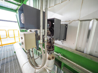 Soot blower systems of biomass power plant.