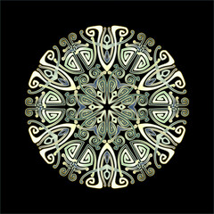 mandala art ornament for printing