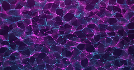 Obraz premium Abstract lines shapes plexus background 