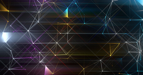 Concept plexus shapes background color