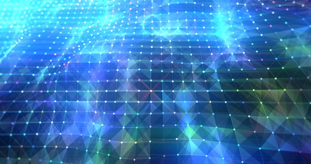 Concept plexus shapes background color