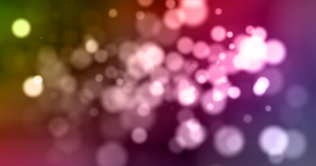 Abstract bokeh background colorful