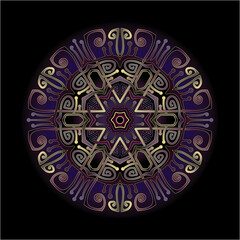 mandala art ornament for printing