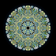 mandala art ornament for printing