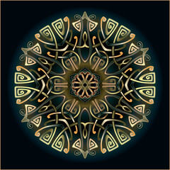 mandala art ornament for printing
