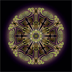 mandala art ornament for printing