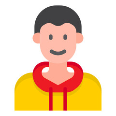 Obraz premium profile flat style icon