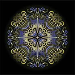 mandala art ornament for printing