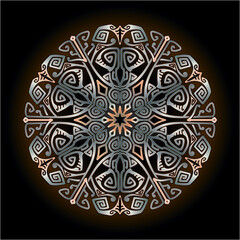 mandala art ornament for printing