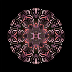 mandala art ornament for printing