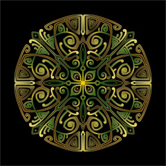 mandala art ornament for printing